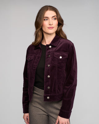 Core Cord Jacket - Mulberry