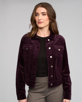 Core Cord Jacket - Mulberry
