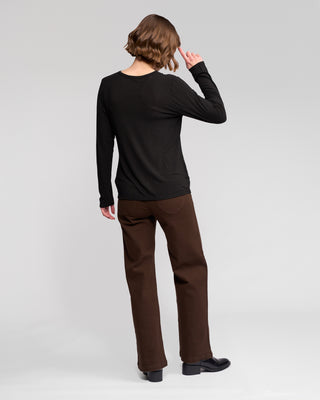 Layer Knit Top - Black