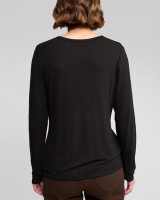 Layer Knit Top - Black
