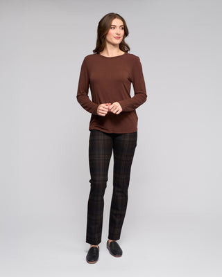 Layer Knit Top - Chocolate
