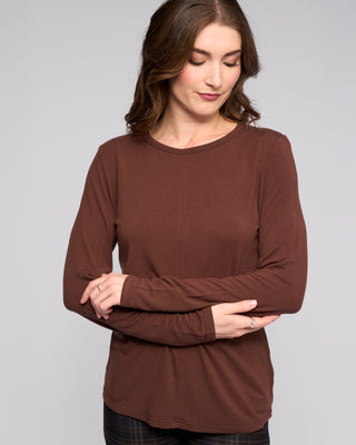 Layer Knit Top - Chocolate