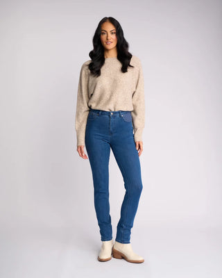 Vassalli Reign Jean New Plain Blue - Front view | AAAG