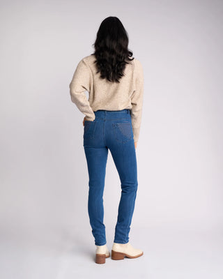 Vassalli Reign Jean New Plain Blue - Side view | AAAG