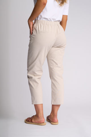 Henley 7/8 Pull On Pants - Stone