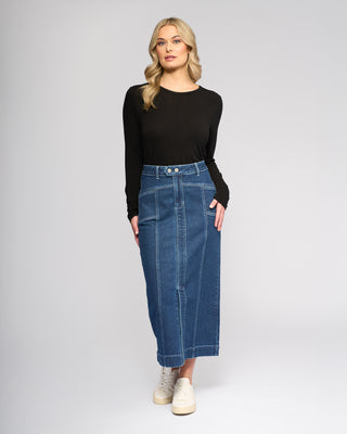 Rook Skirt - Dark Blue