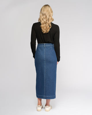 Rook Skirt - Dark Blue