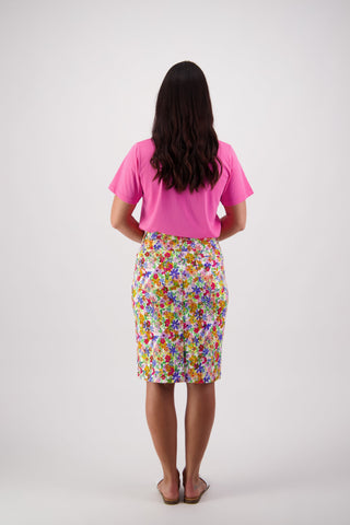 Vassalli Lightweight Printed Skirts - Bloom - 372AV - allaboutagirl