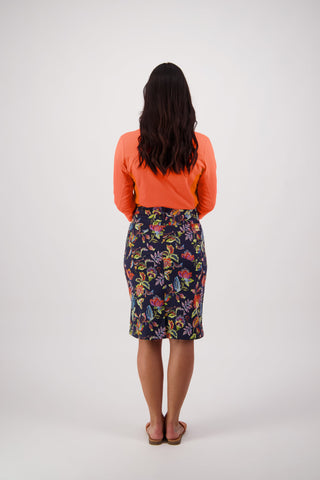 Vassalli Lightweight Printed Skirts - Brazil - 372AV - allaboutagirl