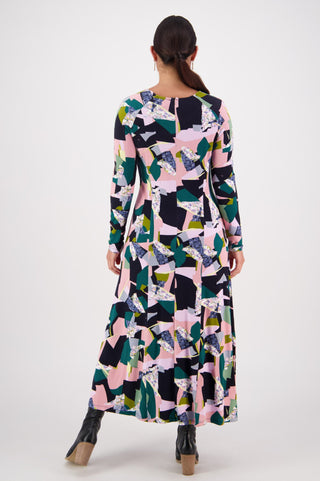 Vassalli Printed Dress - Muse - 6097 - allaboutagirl