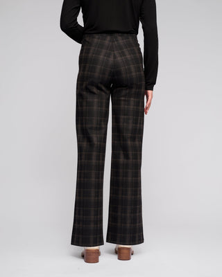 Wide Leg Loft Ponti Pull On - Checkmate - 235 - All About A Girl