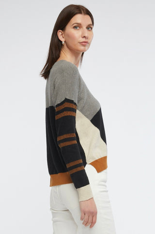 Zaket+Plover Eclectic Intarsia Knitwear - Cloud - ZP6129 - allaboutagirl