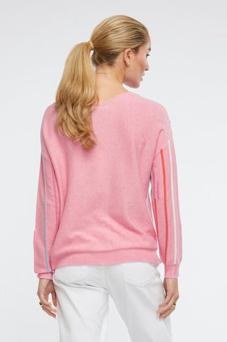 Zaket+Plover Ottoman Stripe Knitwear - Bubblegum - ZP6126 - allaboutagirl